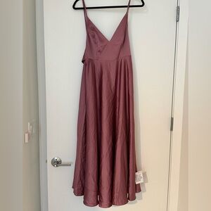 ASOS Edition mauve maxi dress